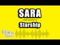Starship - Sara (Karaoke Version)