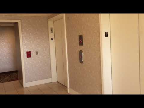 AWESOME 1987 OTISHOUSE Traction Elevators @ Marriott, Marina Del Rey, CA
