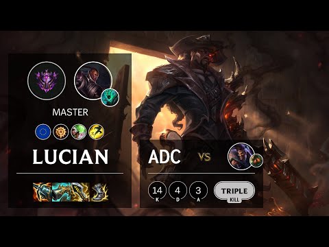 Lucian ADC vs Draven - EUW Master Patch 11.14