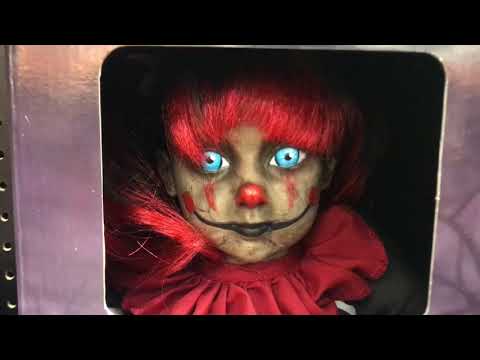 Spinning Head Harlequin Doll - Spirit Halloween 2020 (in store) Demo