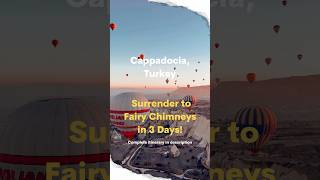 Cappadocia, Turkey: Surrender to Fairy Chimneys in 3 Days! #travel #cappadocia #turkey #türkiye