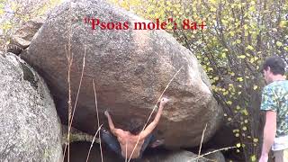 Video thumbnail de Psoas Mole, 8a+. Targasonne