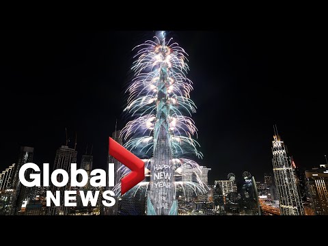 New Year's 2022: Dubai puts on dazzling fireworks,...