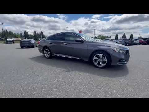 2018 Honda Accord Sedan EX-L CVT in Gray for sale at Murray Honda in Chilliwack, BC