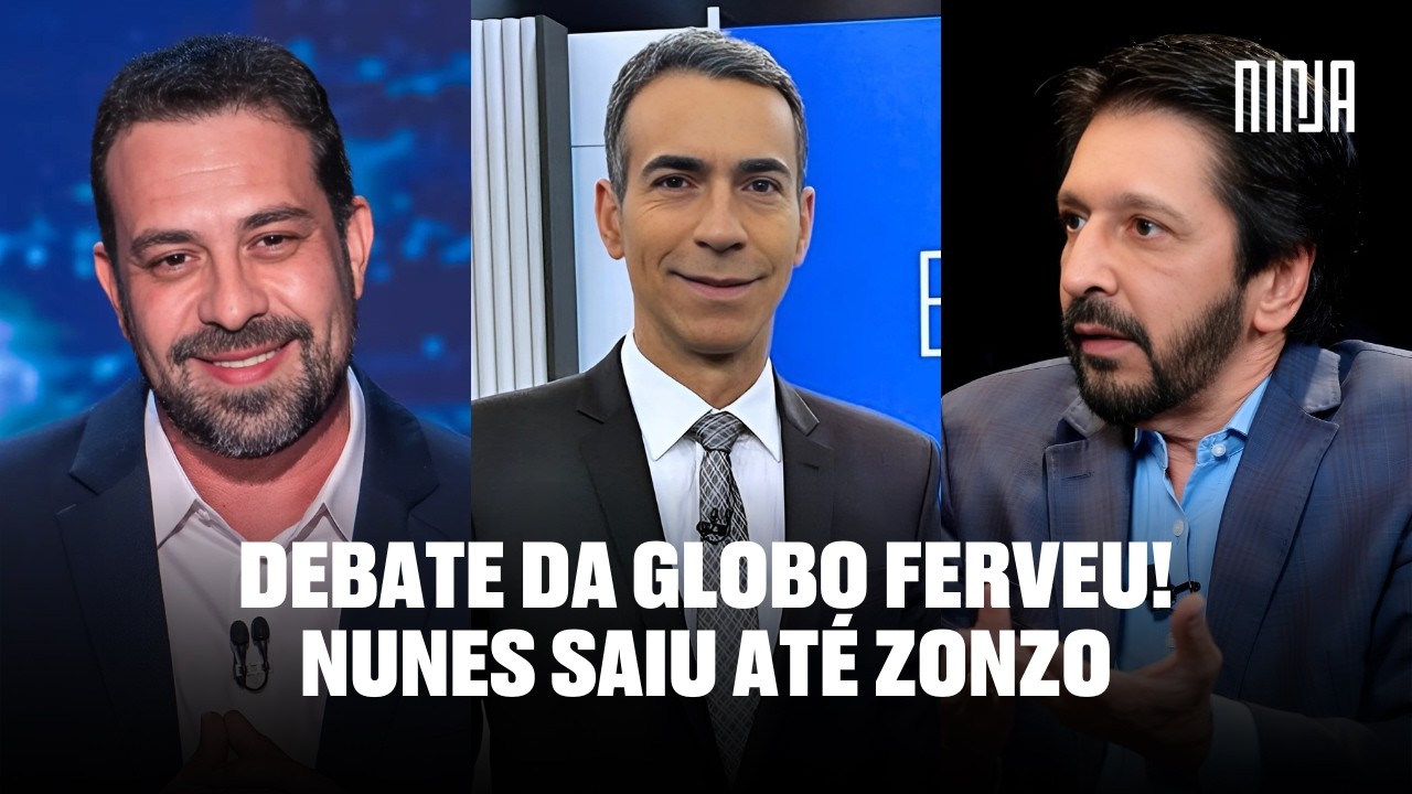 🔥Debate da Globo Ferveu🔥Boulos vence com folga e deixa Nunes zonzo com tanta denúncia!🔥Resumo