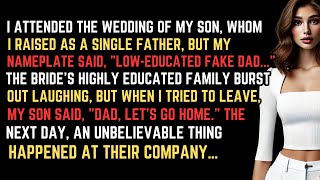 I was called low-educated by the groom's family at my daughter's wedding. She did the unthinkable.