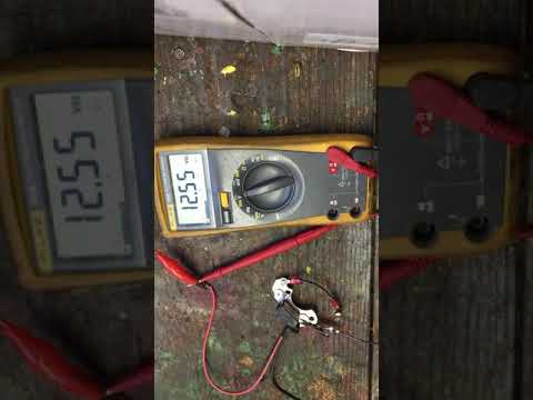 Widowmaker Warren performs the Pertronix ignition system negative ground module test