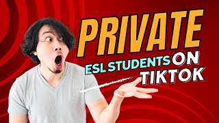 How to find private online students using TikTok content ideas