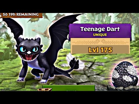 TEENAGE DART Max Level 175 Titan Mode - Grown Up Night Light - Dragons: Rise of Berk