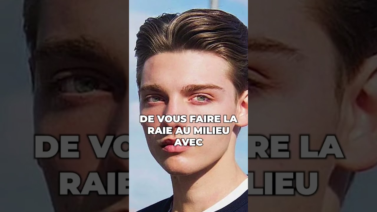 Coupe de cheveux Middle Part Coiffure raie au milieux homme #coupehomme #coiffurehomme #beautehomme