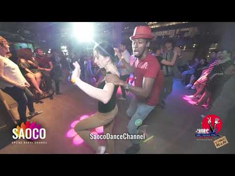 Tamba Salsache Hissirou & Veronika Dzhandzhariya Salsa Dancing @ 3 Front Relax, PreParty 01.08.2019