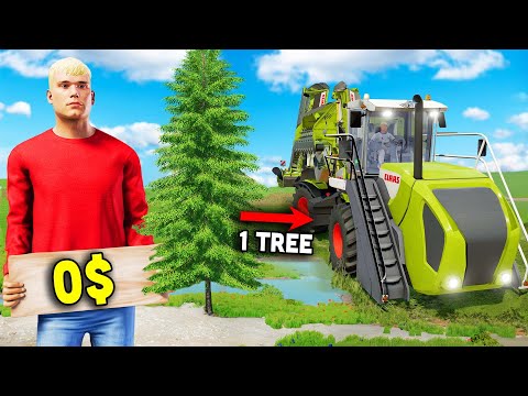 Start from 0$ on "1 Tree No man's land" 🚜
