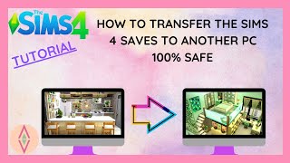HOW TO TRANSFER THE SIMS 4 SAVES TO ANOTHER PC 100% SAFE 💻 - SIMS 4 TUTORIAL - THINK LIKE A SIM