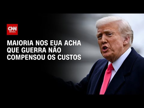 Guerra no Oriente Médio: Maioria nos EUA acha que conflito não compensou os custos | CNN PRIME TIME