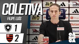 COLETIVA FILIPE LUÍS | AO VIVO | Botafogo x Flamengo - Carioca 2026