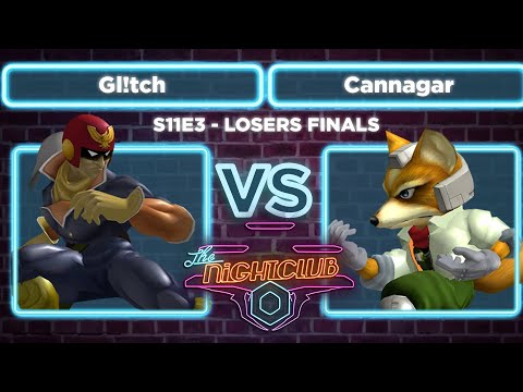 The Nightclub S11E3: Gl!tch vs Cannagar - Losers Finals SSBM