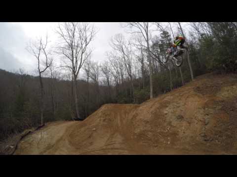 Josh Headford  FMX Practice Right In Time To Miss The Rain Today