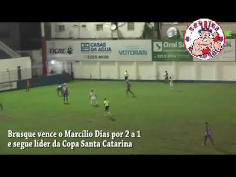 [Copa Sicoob SC] Brusque 2x1 Marcílio Dias