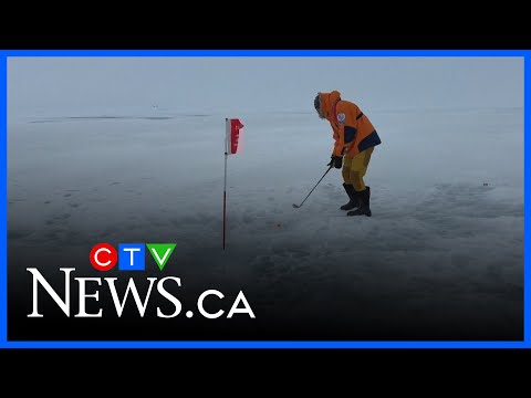 North pole golfing without the greens