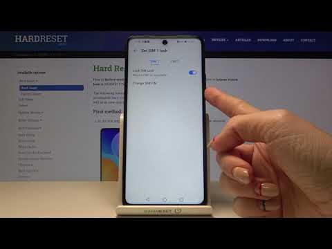 How to Change SIM PIN on Huawei Y7a - Set Up New SIM Card PIN