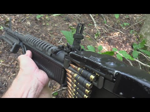 M60 Machine Gun Close-up