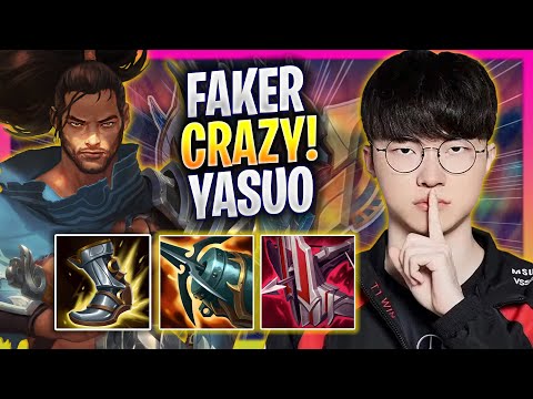 FAKER CRAZY GAME WITH YASUO! - T1 Faker Plays Yasuo MID vs Lucian! | Season 2024