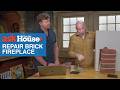 How to Repair Brick Fireplace Surround Cracks | Ask This Old House