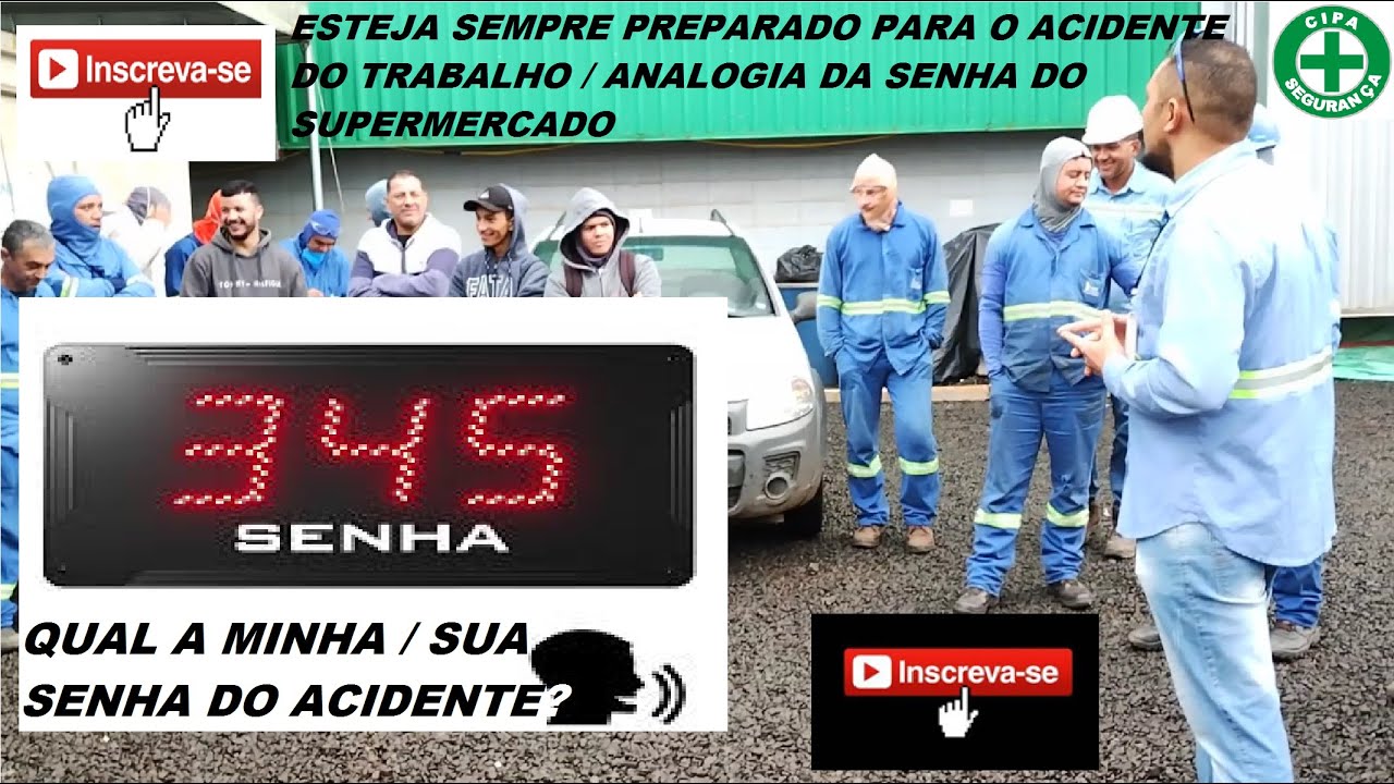DDS/Palestra motivacional: Qual é a nossa senha do acidente? analogia da "senha" (Rômulo Veras)
