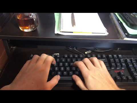 Keyboard Comparison (Cherry MX-Blue vs Brown vs Buckling Spring switches)