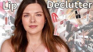 Makeup Collection Lip Declutter With Swatches! 2024