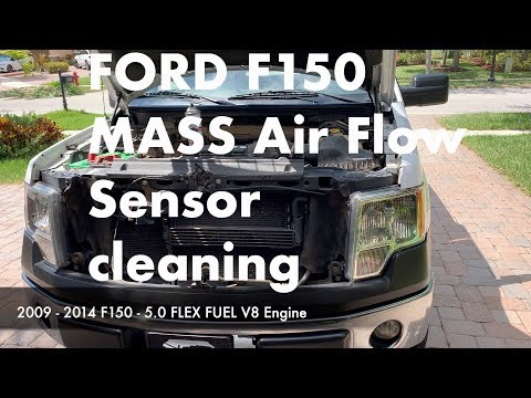 Ford F150 MASS Air Flow sensor Cleaning