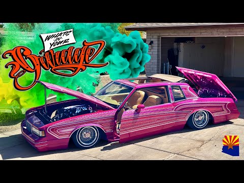 Whats in your garage s.6 ep.6 Clints ribbon monte carlo (watch in 4k!) #lowrider #cancerpink #AZ