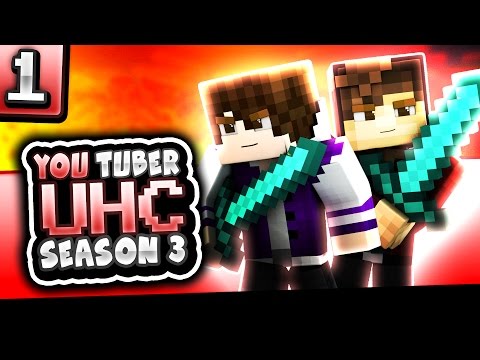 Minecraft: 1.9 YouTuber UHC! Ep. 1 - TOO MANY MOBS IMA DIE!