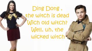 Glee - Ding dong The Witch Is Dead (Lyrics) Season 3