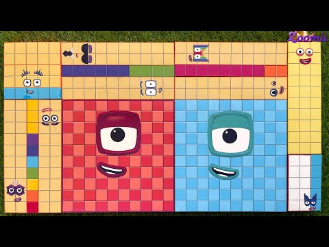 Looking for Numberblocks Puzzle Tetris NEW Double 100 Space ASMR - Numberblocks Satisfying Video #93