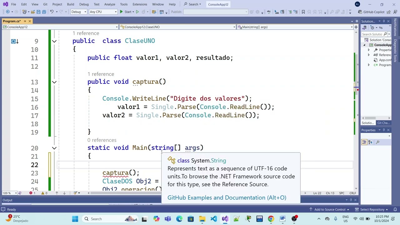 metodo con parametros