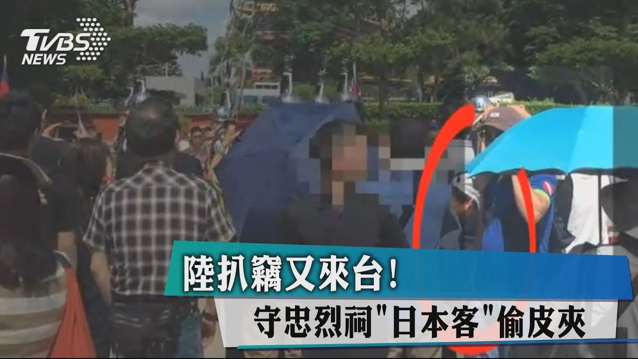 陸扒竊又來台! 守忠烈祠日本客偷皮夾