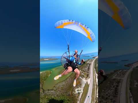 That was stupid #paramotoring #paramotor #flying #island