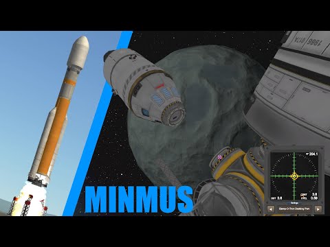 Building a Minmus Gateway Station / Cinematic / Kerbal Space Program