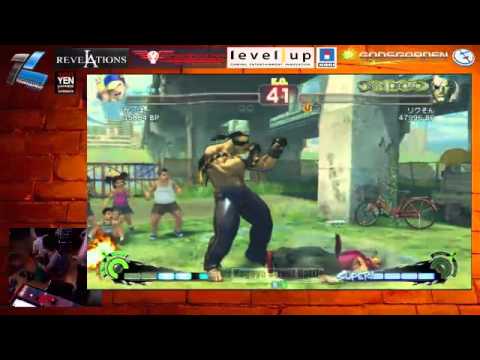 SSF4 AE: Rikuson, Sako, Ryan Hart vs beruberujin, kappa, tobiga otineyo - NSB25 Top 8 (4)