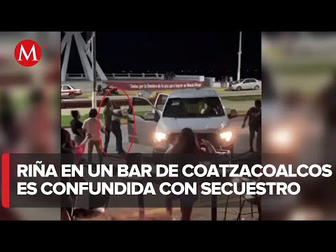 Riña se confundió con un secuestro en Veracruz