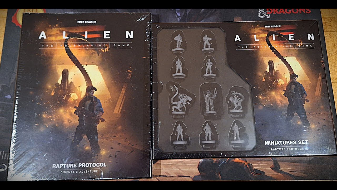 ALIEN Rapture Protocol Scenario and Miniatures Unboxing