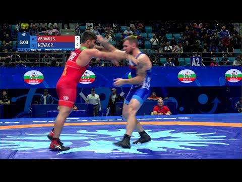 1/8 GR - 82 kg: S. ABDVALI (IRI) v. P. NOVAK (CZE)
