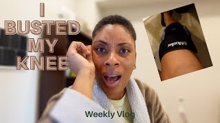 ouch...i busted my knee | Dee's Vlogs