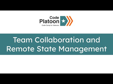 W8D2: Team Collaboration and Remote State Management