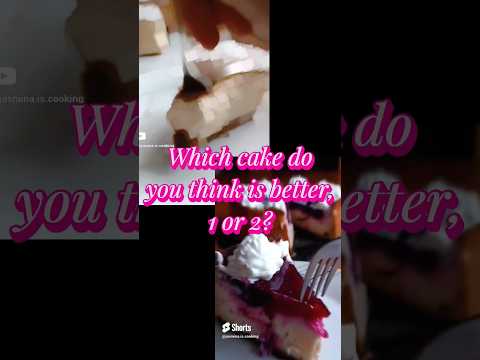 1 or 2? #jasminaiscooking #youtubeshorts #cake