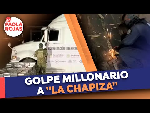 Droga millonaria decomisada a “La Chapiza” | DPC con Paola Rojas