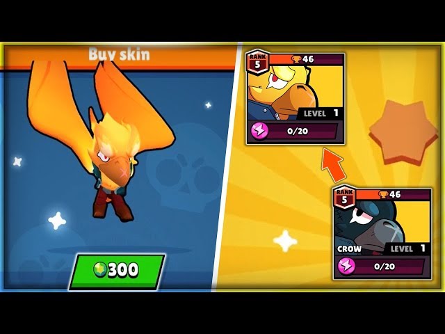 Unlocking Phoenix Crow Skin On New Legendary Brawler Crow Showdown Gameplay Brawl Stars Youtuberandom