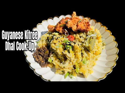 How To Make Guyanese Kitree || Dhal Cook-Up #guyanavlog #cooking #cookup #guyaneserecipe #guyanese