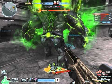 CrossFire VN - Crazy Titan boss fight (with 4 FAL Camo)